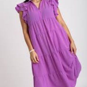 Boutique brand Oddi Orchid Midi Dress NEW